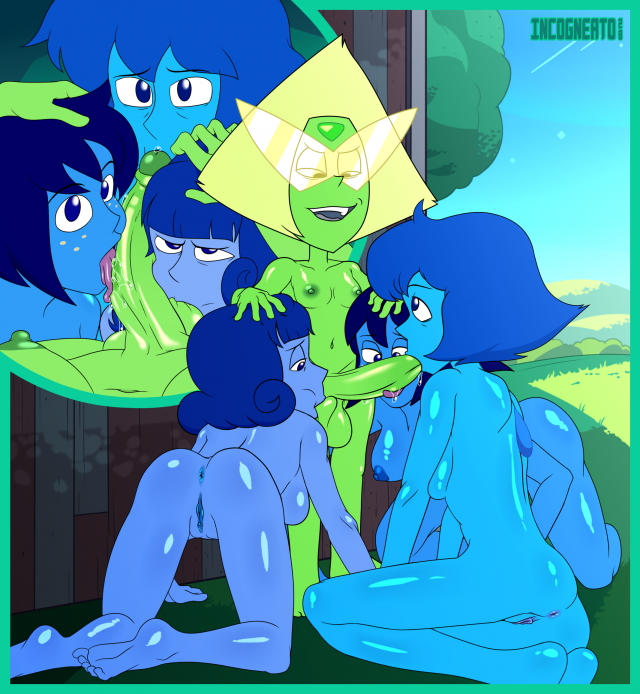 lapis lazuli (steven universe),mean lapis,nice lapis,peridot (steven universe)