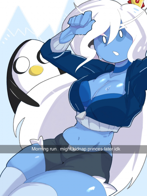 gunter,gunther (adventure time),ice queen