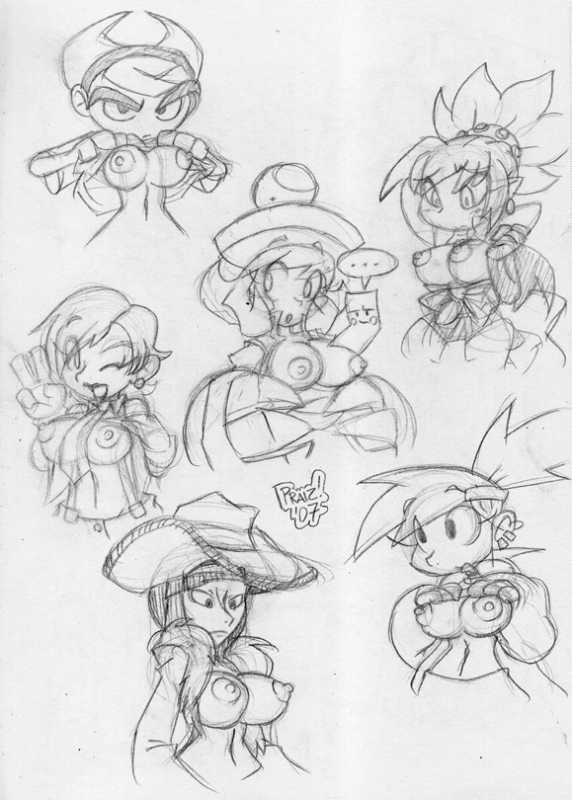 frankie foster,lei-lei,mandy,marjoly,mei-ling,nico robin,rozalin,vanessa