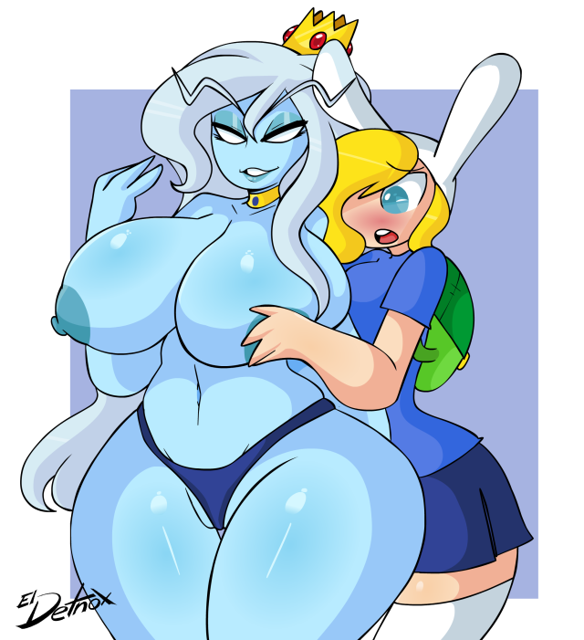 fionna the human girl,ice queen