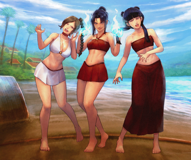 azula,mai (avatar),ty lee