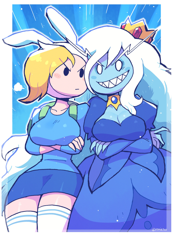 fionna the human girl,ice queen