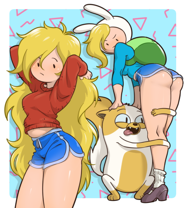 cake the cat,fionna the human girl