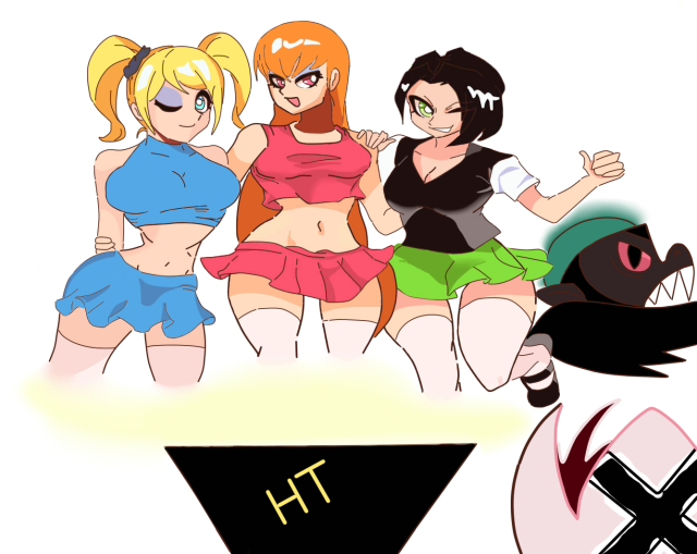 blossom (powerpuff girls),bubbles (powerpuff girls),buttercup (powerpuff girls),mojo jojo