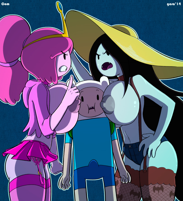 finn the human,marceline,princess bubblegum