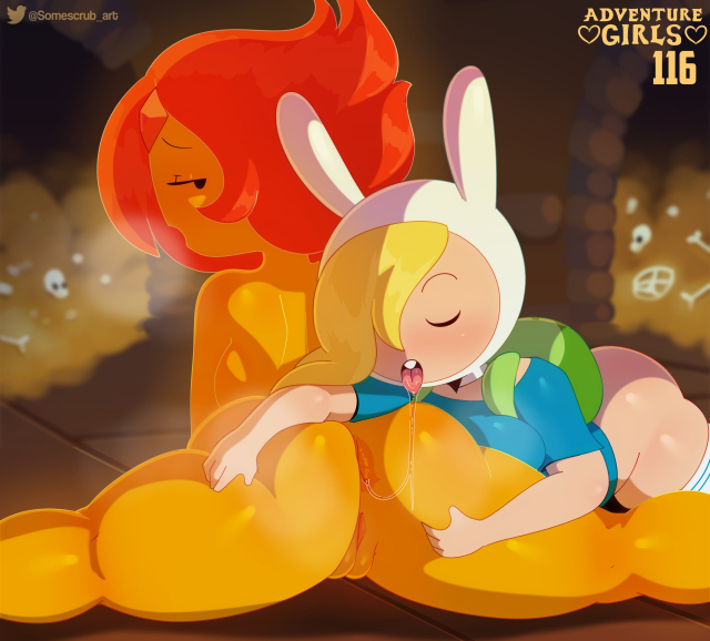 fionna the human girl,flame princess