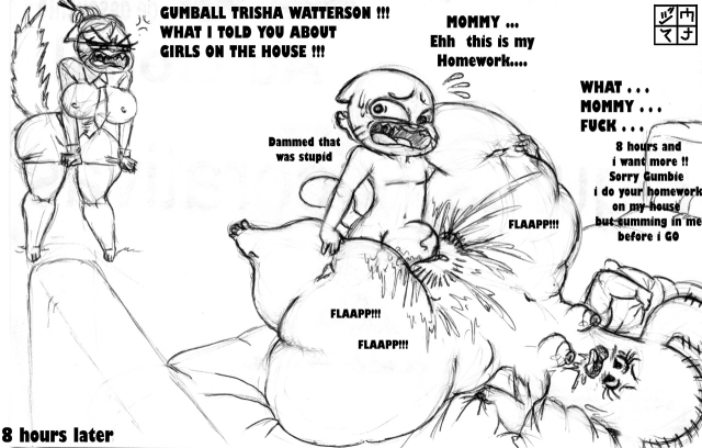 gumball watterson,nicole watterson