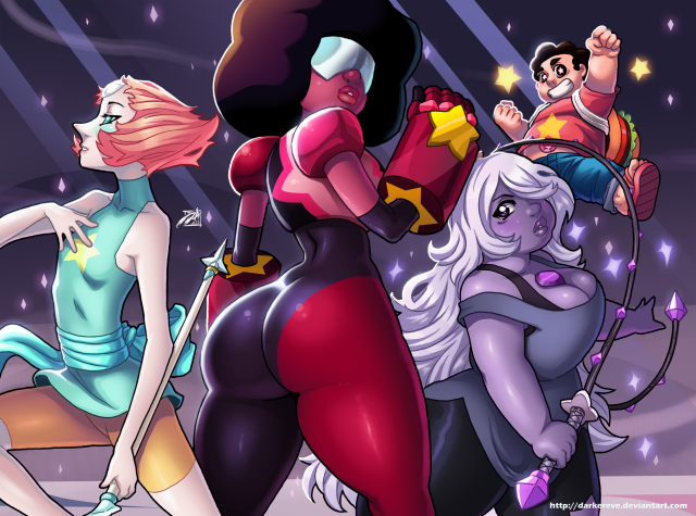 amethyst (steven universe),garnet (steven universe),gem (species),gem fusion,pearl (steven universe)