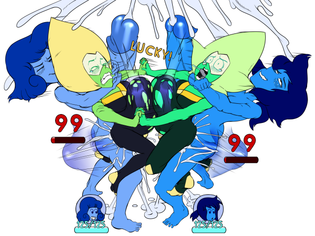 mean lapis,nice lapis,peri pals (steven universe)