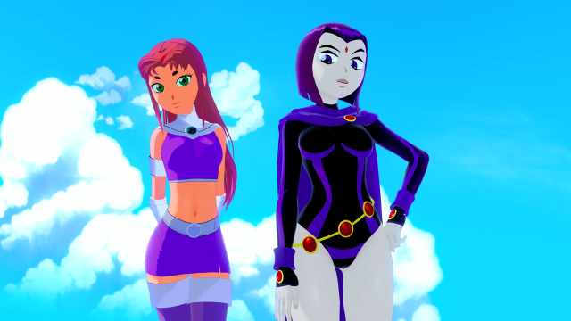 koriand'r,rachel roth,raven,starfire