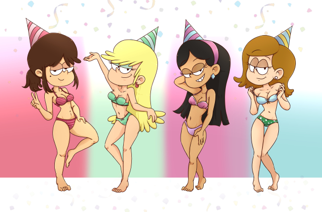 fiona,jackie (the loud house),leni loud,mandee