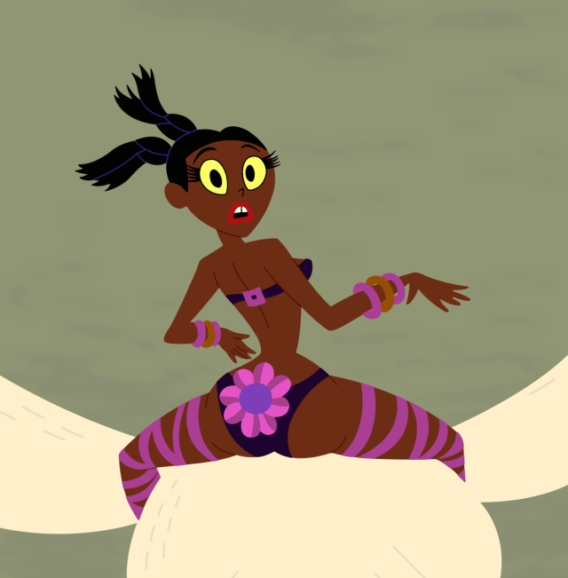 extra thicc rave girl,rave girl (samurai jack)